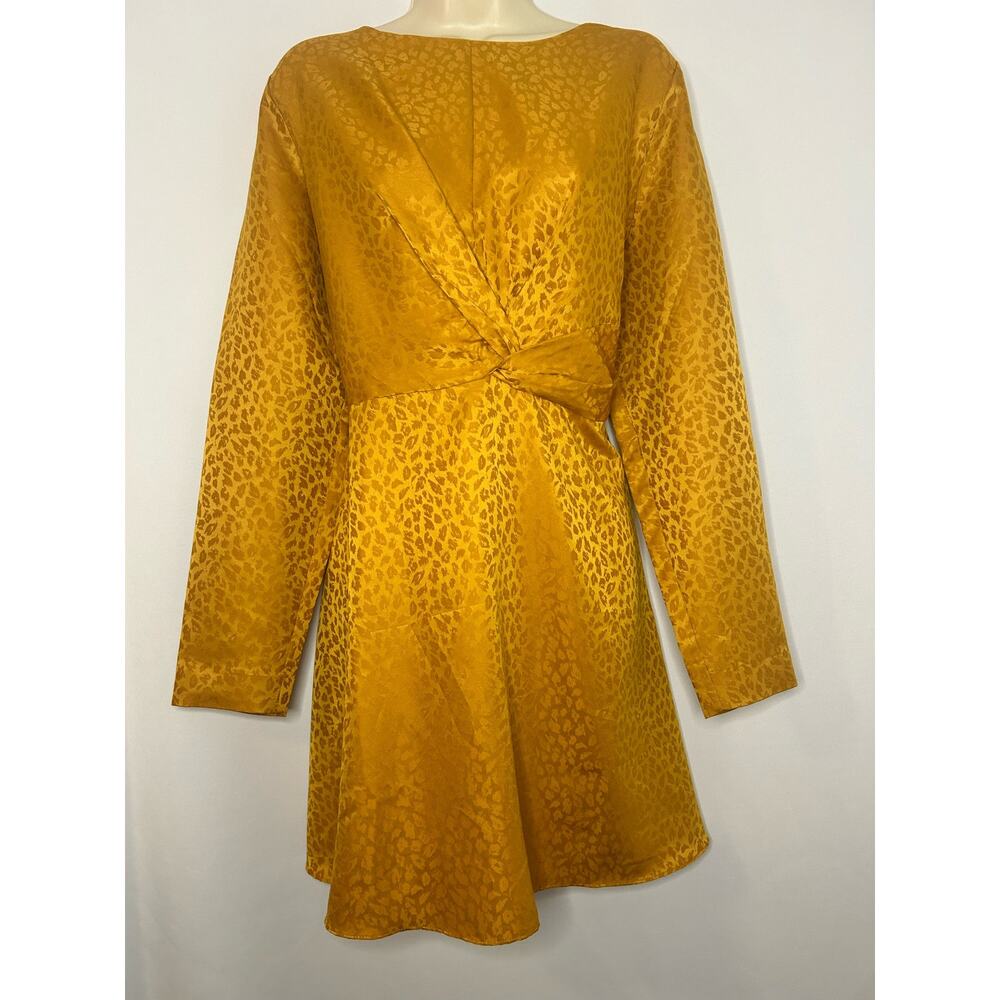 NWOT Chelsea28 Marigold Leopard Print Dress. Size XL.